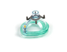 Anesthetic face mask with adjustable air cushion, size 1, infant, 15M 