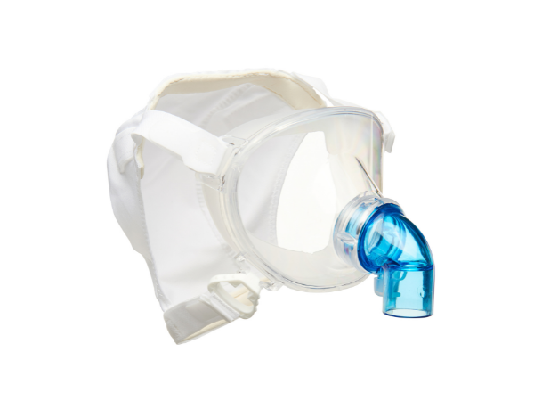 BiTrac MaxShield Select™ pediatric total face mask with interchangeable standard non-vented elbow, extra extra small 