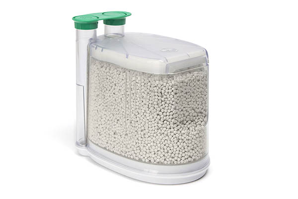 AbCan™, Spherasorb™ disposable CO₂ absorber, white to violet color change, 1.1L. For use with the Getinge® (formerly Maquet®) Anesthesia Delivery Systems, Flow-i™ C20, C30, C40, Flow-C™ and Flow-E™)