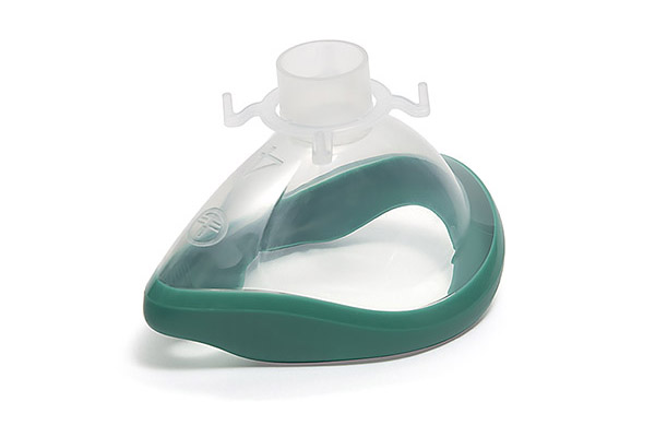 ClearLite™, anesthetic face mask, size 4, adult, green seal, 22ID