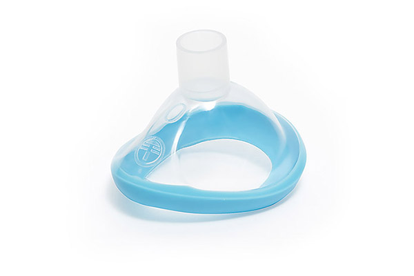 ClearLite™, anesthetic face mask, size 0, neonate, blue seal, no hook ring, 15OD