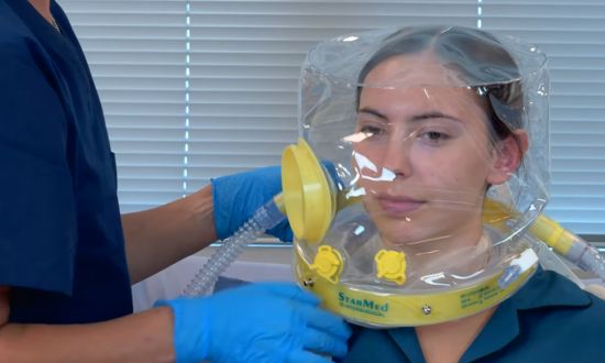 CaStar R NIV hood - setting up, fitting and removal