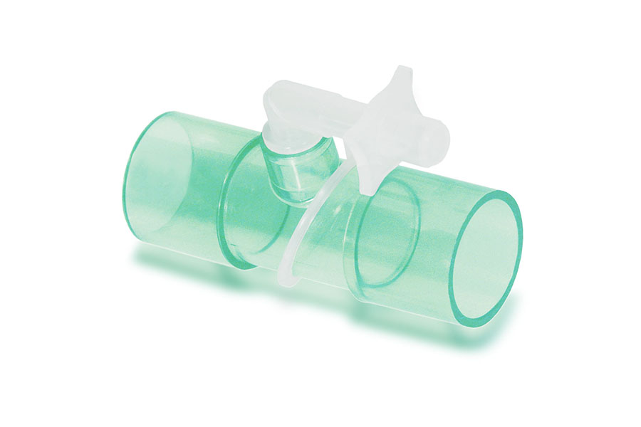 Straight connector 22OD - 6mm OD stem and cap - 22OD