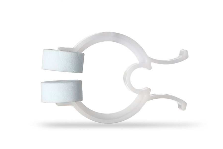 Nose clip with padding