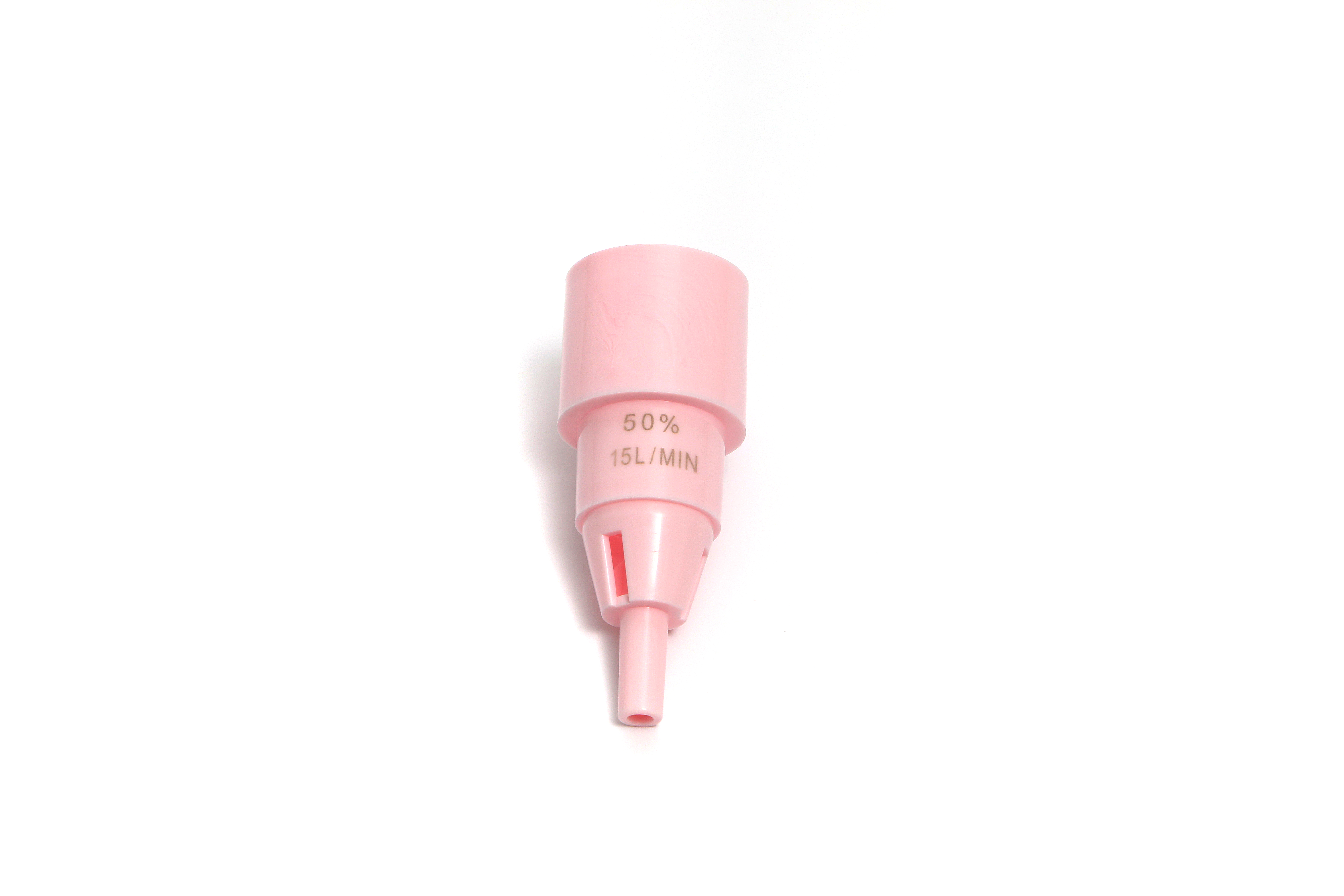 Venturi valve 50% oxygen, pink