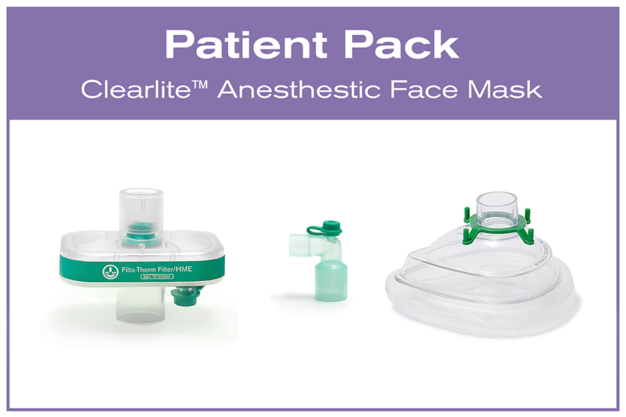 Multipac Patient Pack (Includes one Filta-Therm HMEF 1941000, one anesthesia mask elbow and one Economy size 4 - anesthetic face mask 1515000)