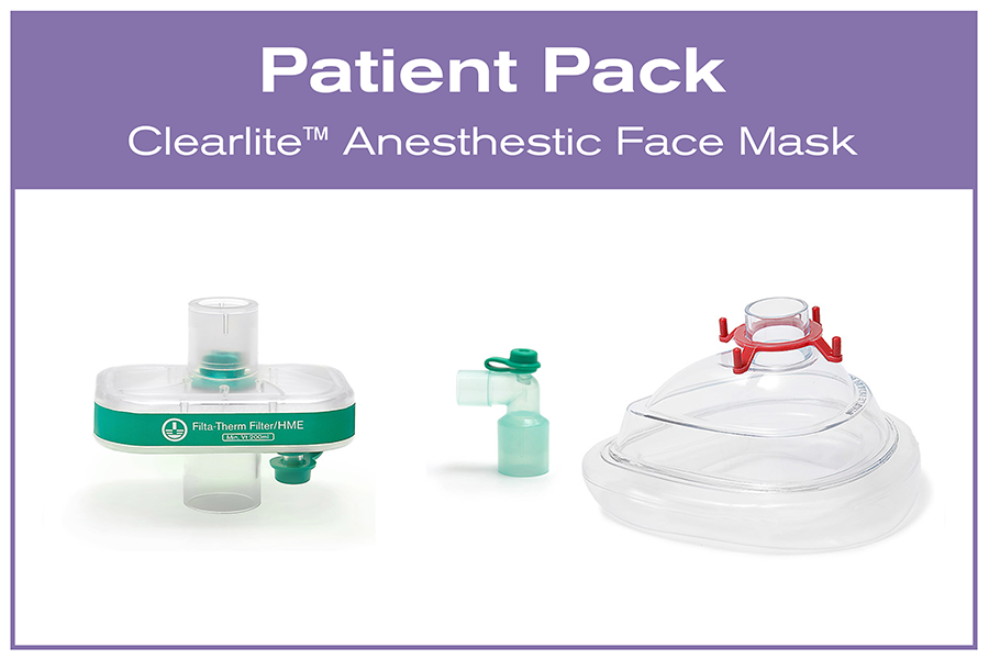 Multipac Patient Pack (Includes one Filta-Therm HMEF 1941000, one anesthesia mask elbow and one Economy size 6 - anesthetic face mask 1517000)