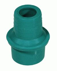Straight elastomeric connector 22ID non ISO connector - 15ID lipped 