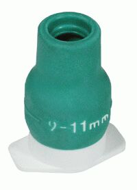 Straight elastomeric connector 15ID rigid - 9-11mm lipped spigot connector
