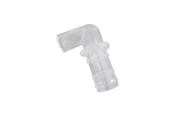 Luer elbow, 7.6mm port