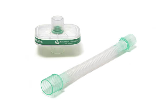 Filta-Therm™ HMEF with flexible catheter mount 