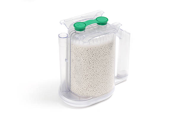 IS Can™, Spherasorb™ disposable CO₂ absorber, white to violet color change. For use with GE® anesthetic machines: Aisys®, Aespire®, Avance® and ADU®